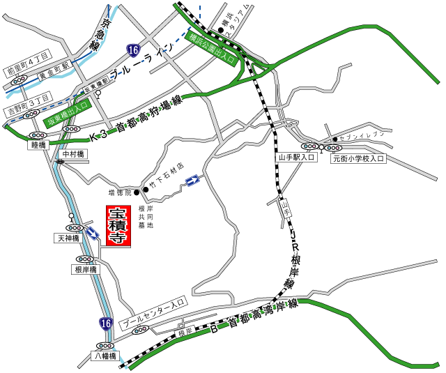 宝積寺テラノホールアクセス地図